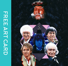 Inclusive A4 Art Card The Five Doctors by Alistair Pearson